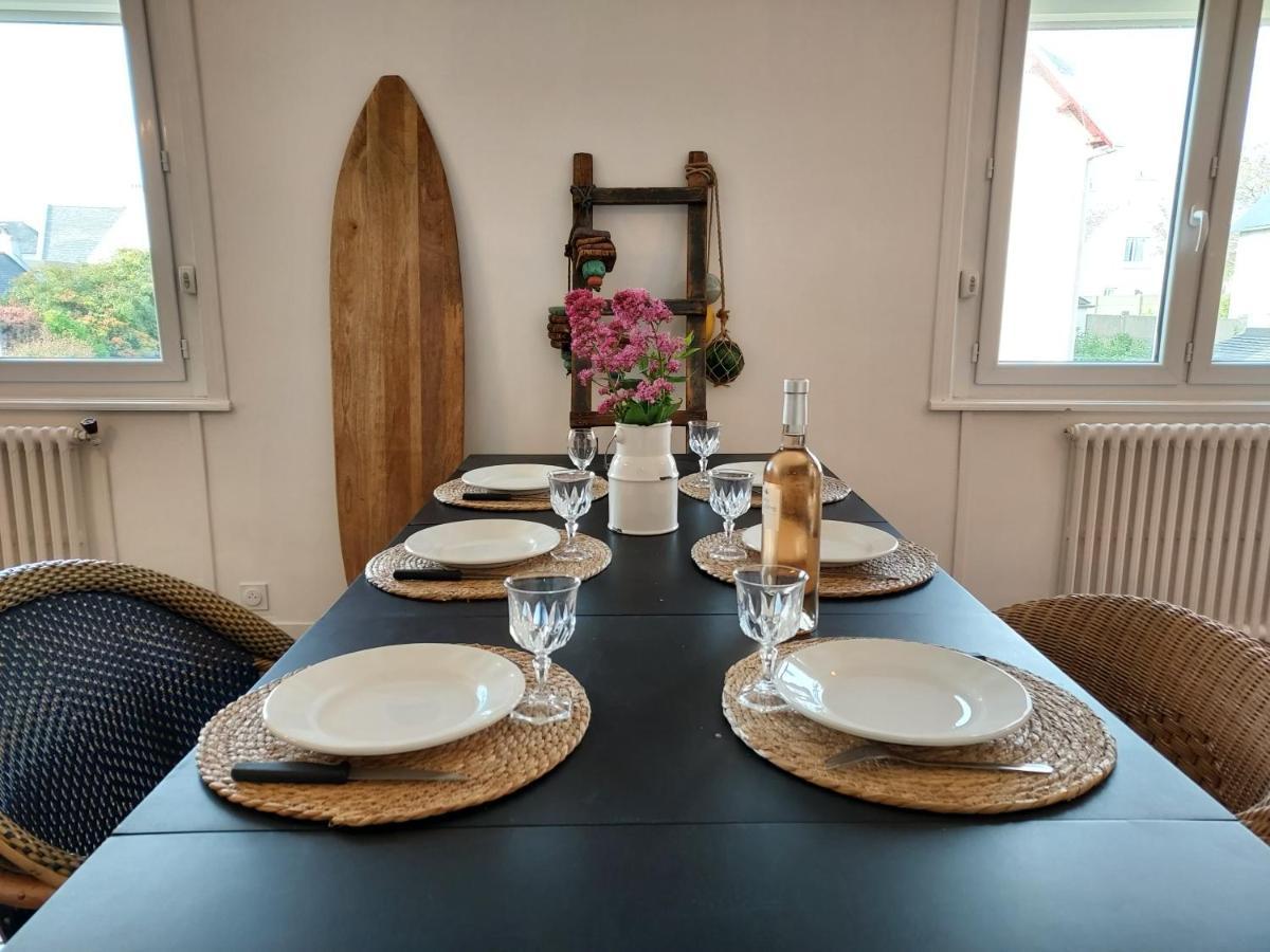 Maison Au Coeur Du Bourg, Plages A Pied Plougasnou Eksteriør bilde