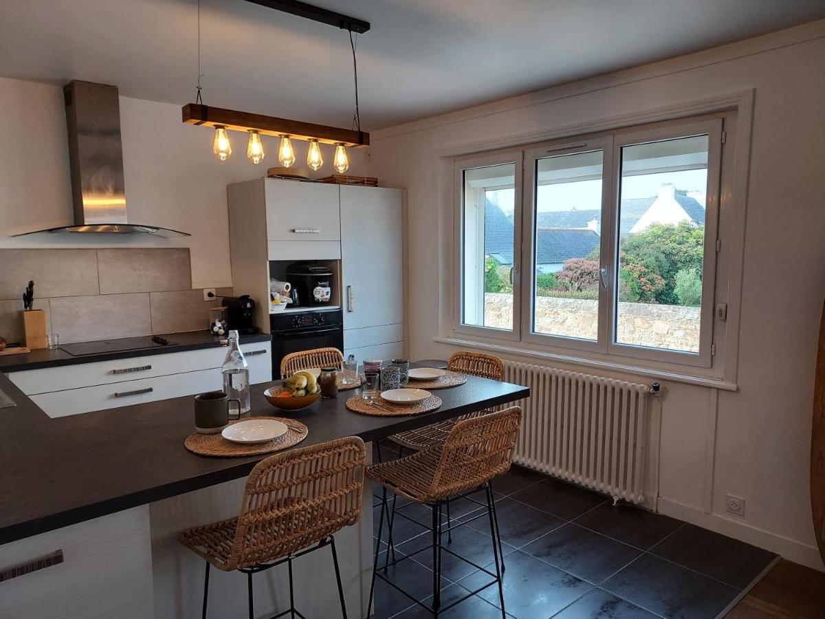 Maison Au Coeur Du Bourg, Plages A Pied Plougasnou Eksteriør bilde