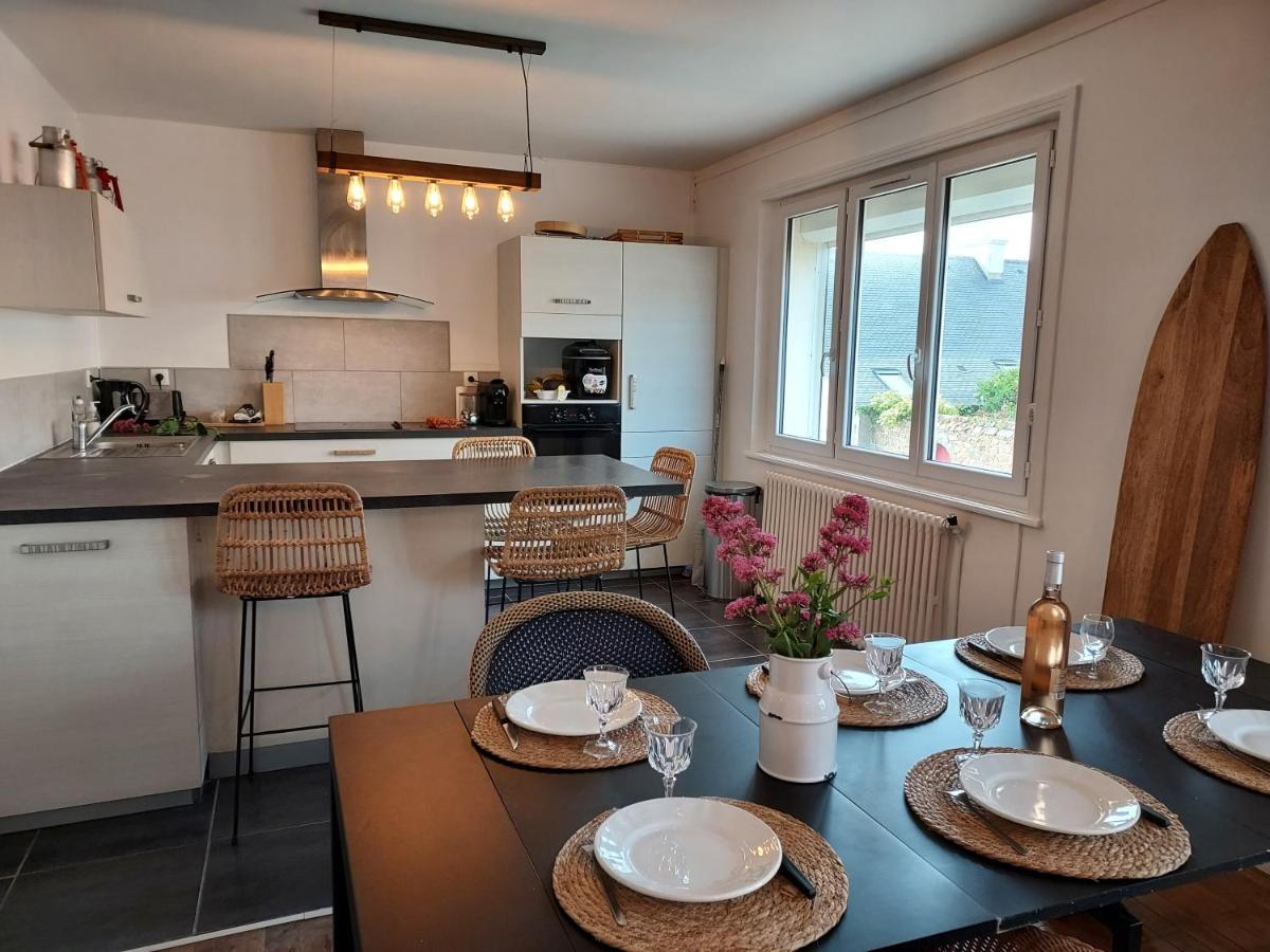 Maison Au Coeur Du Bourg, Plages A Pied Plougasnou Eksteriør bilde